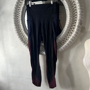 ATHLETA | color block leggings